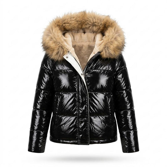 Mens Outlet House - Colev | Hooded Shiny Jacket Women