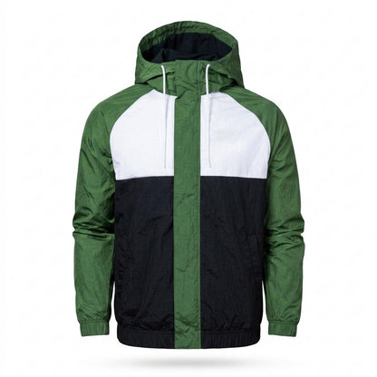 Mens Outlet House - Salan | Color-Block Hooded Jacket Men