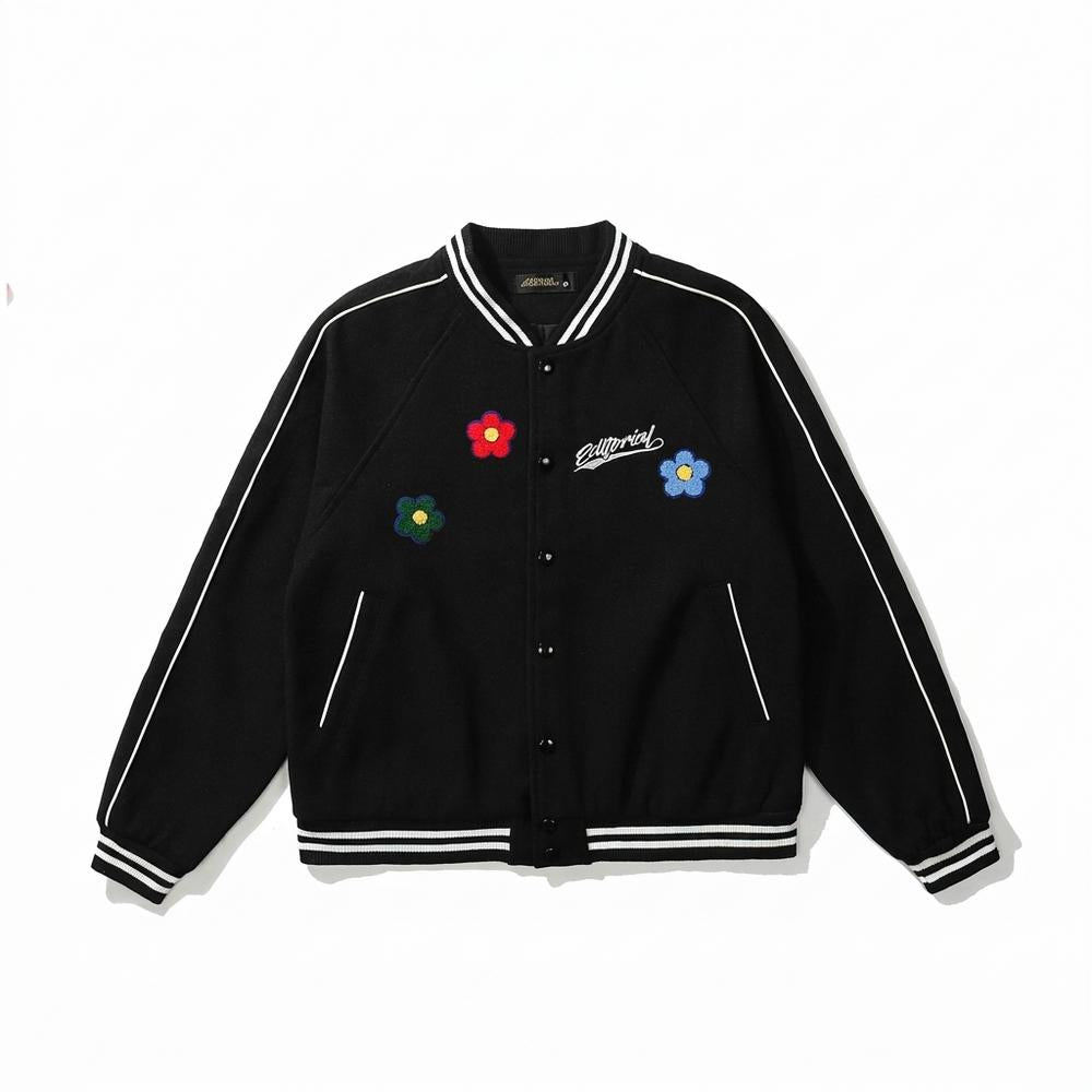 Mens Outlet House - Casan | Embroidered Piped Jacket Unisex