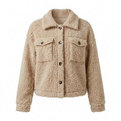Mens Outlet House - Dasal | Plush Button-Down Jacket Women