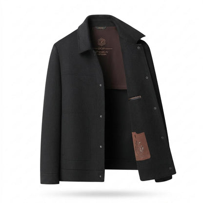 Mens Outlet House - Ledan | Wool Button-Front Jacket Men