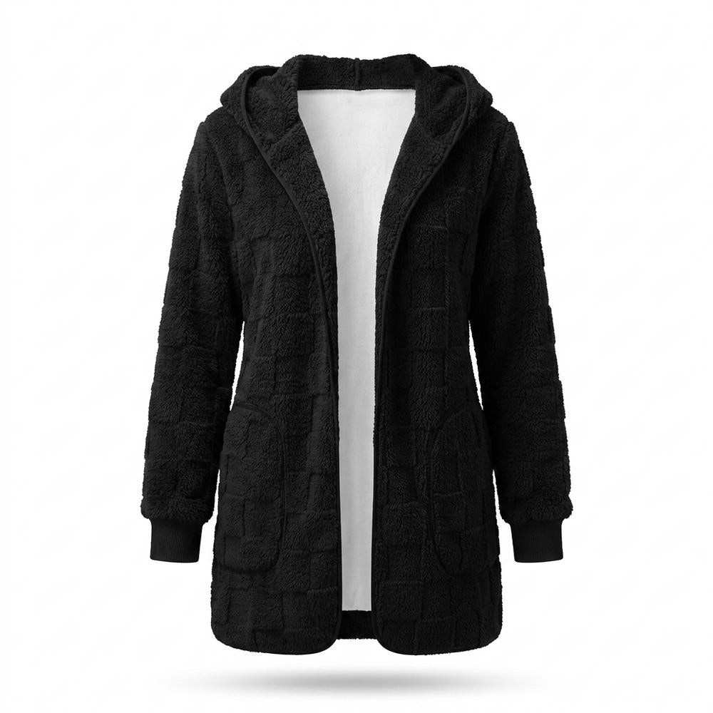 Mens Outlet House - Sesan | Hooded Textured Coat Women
