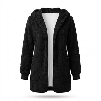 Mens Outlet House - Sesan | Hooded Textured Coat Women