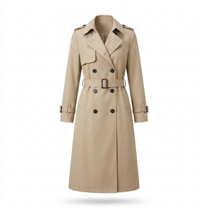 Mens Outlet House - Terid | Double-Breasted Belted Coat Women