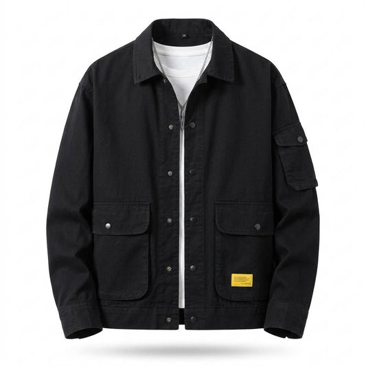 Mens Outlet House - Vivan | Button-Up Multi-Pocket Jacket Men
