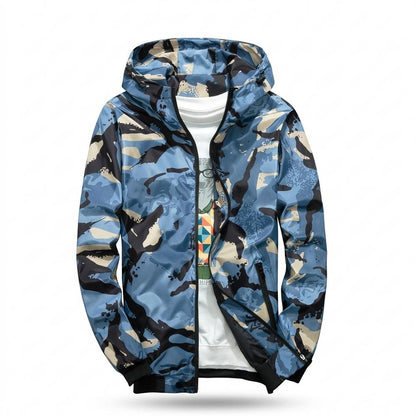 Mens Outlet House - Vanav | Hooded Camouflage Jacket Men