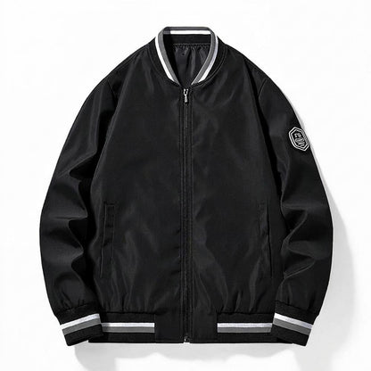 Mens Outlet House - Rolar | Zip-Up Striped-Trim Jacket Men