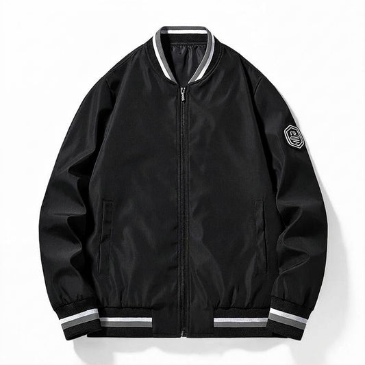 Mens Outlet House - Rolar | Zip-Up Striped-Trim Jacket Men