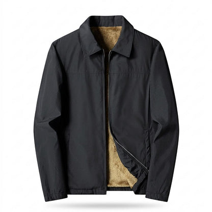 Mens Outlet House - Simen | Zip-Up Fleece-Lined Jacket Men