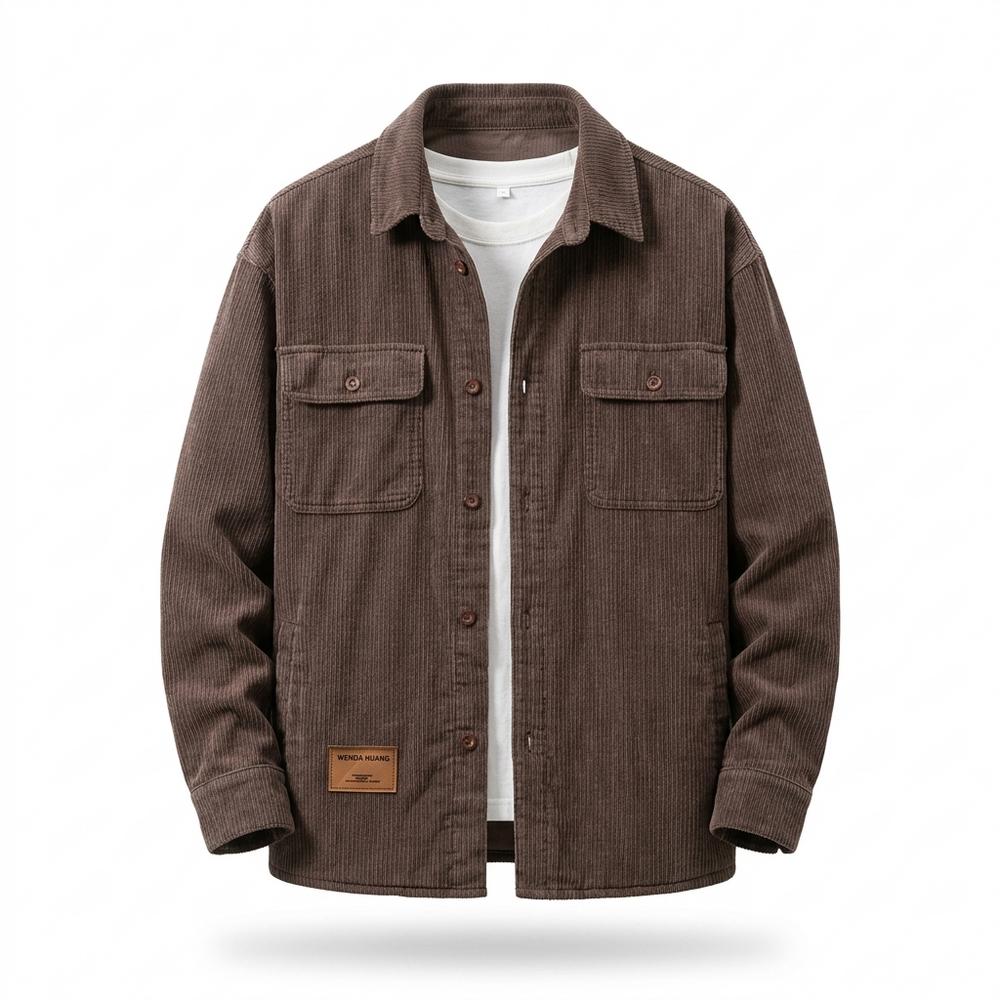 Mens Outlet House - Tolod | Corduroy Button-Up Shirt Men