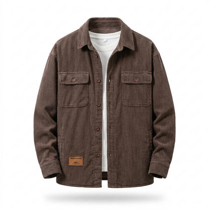 Mens Outlet House - Tolod | Corduroy Button-Up Shirt Men