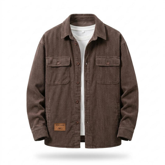 Mens Outlet House - Tolod | Corduroy Button-Up Shirt Men