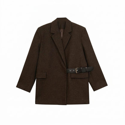 Mens Outlet House - Rigek | Belted Relaxed-Fit Blazer Women