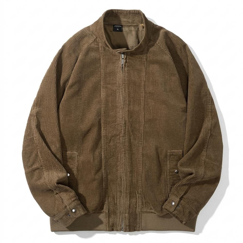 Mens Outlet House - Dukum | Corduroy Zip-Up Jacket Men