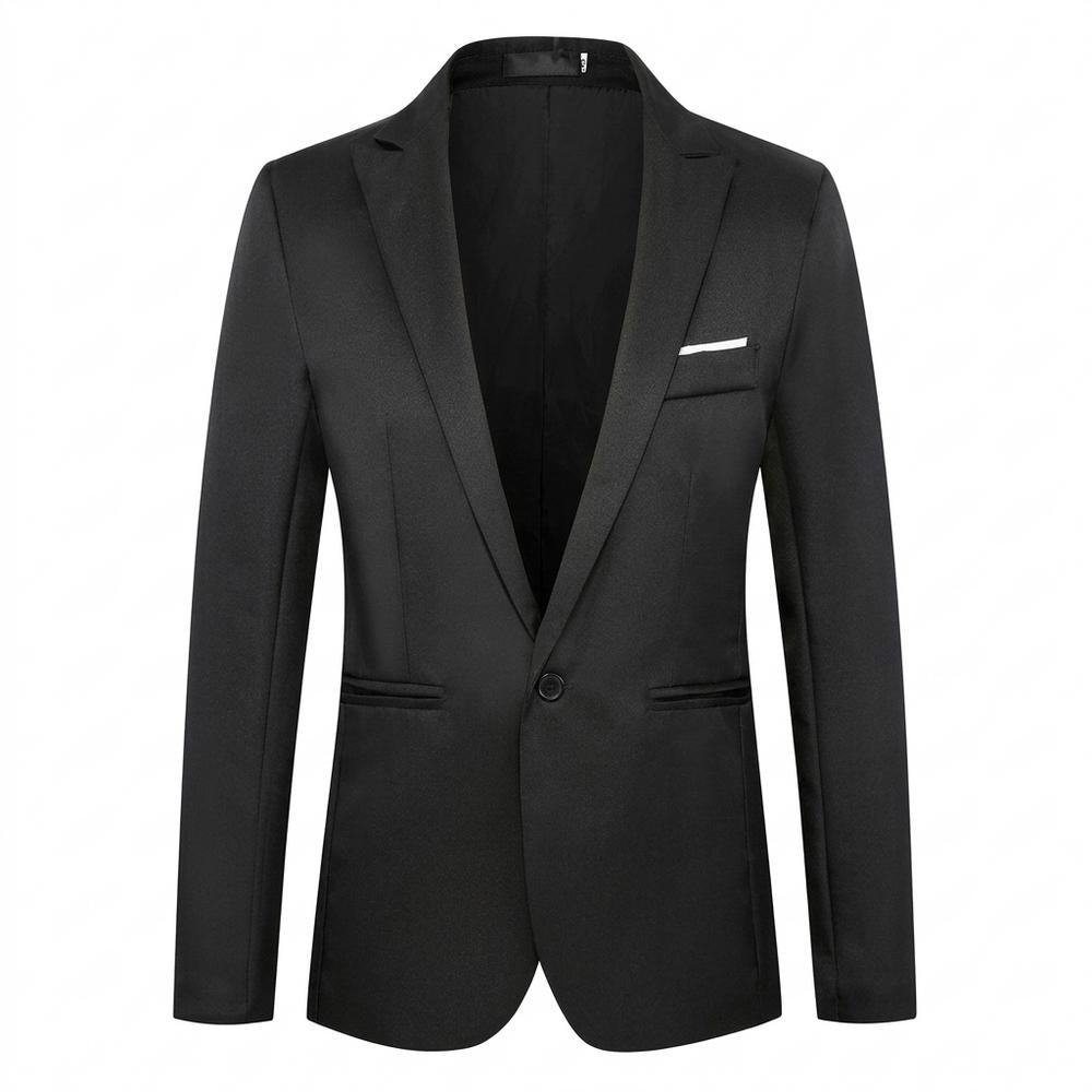 Mens Outlet House - Aomon | Single-Button Slim-Fit Blazer Men