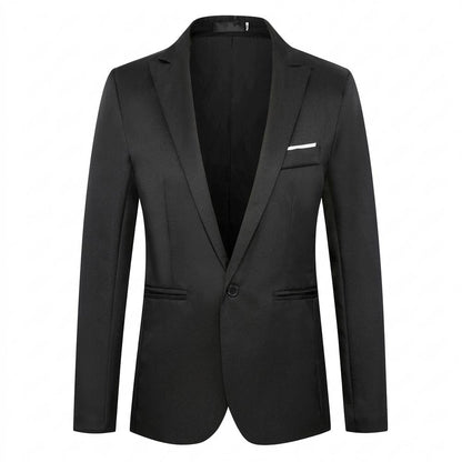 Mens Outlet House - Aomon | Single-Button Slim-Fit Blazer Men
