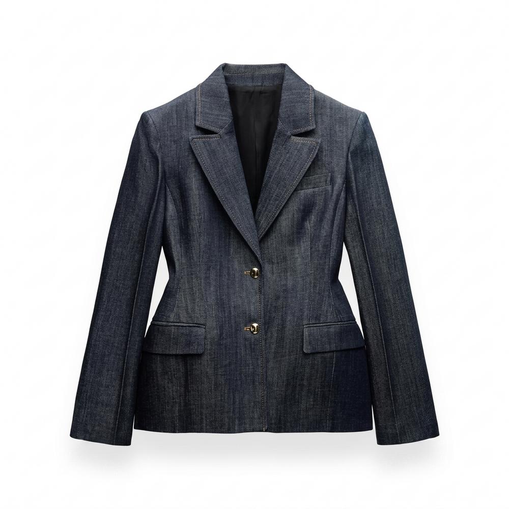 Mens Outlet House - Rasel | Denim Tailored Blazer Women