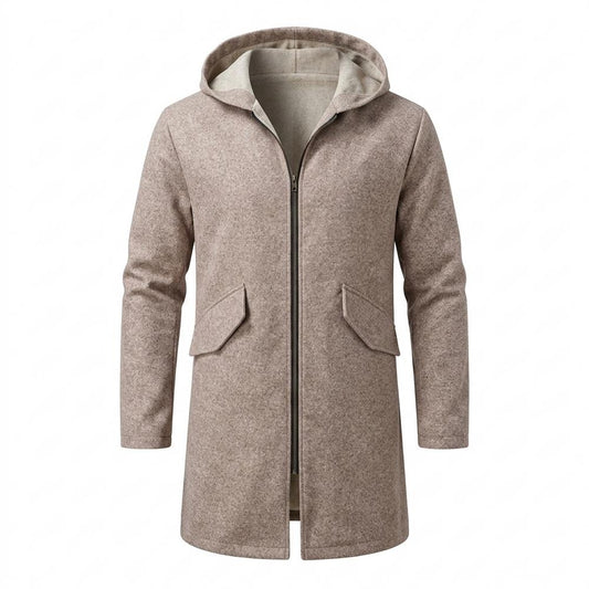 Mens Outlet House - Nimin | Hooded Heathered Coat Men