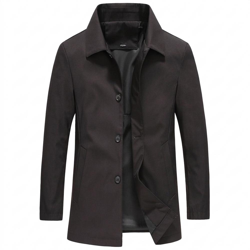 Mens Outlet House - Yazad | Single-Breasted Lined Coat Men