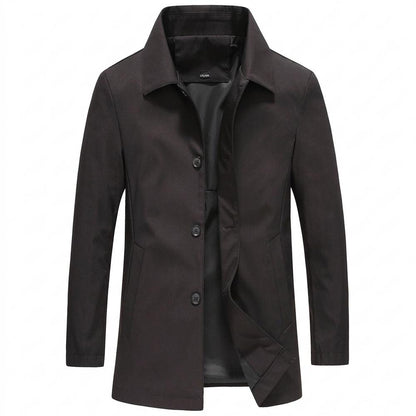 Mens Outlet House - Yazad | Single-Breasted Lined Coat Men