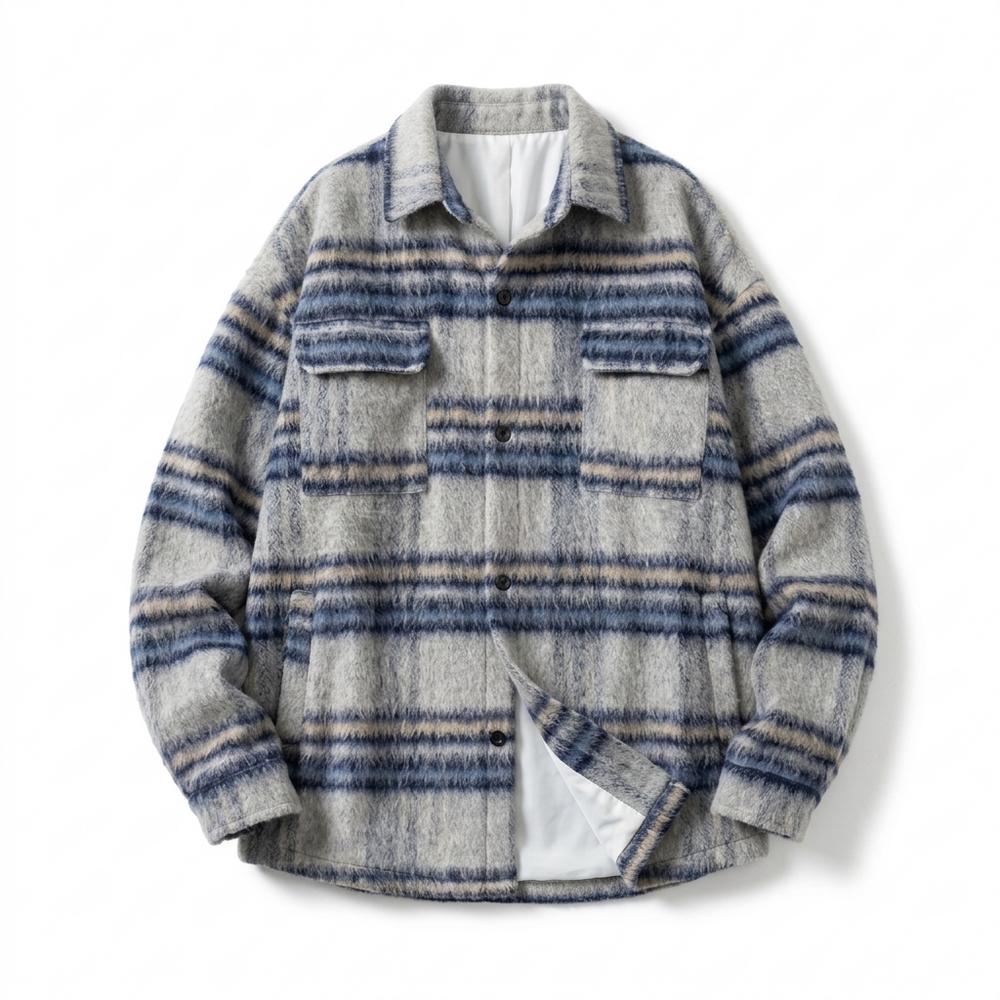 Mens Outlet House - Nevan | Striped Brushed Jacket Men