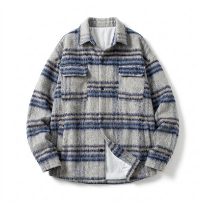 Mens Outlet House - Nevan | Striped Brushed Jacket Men