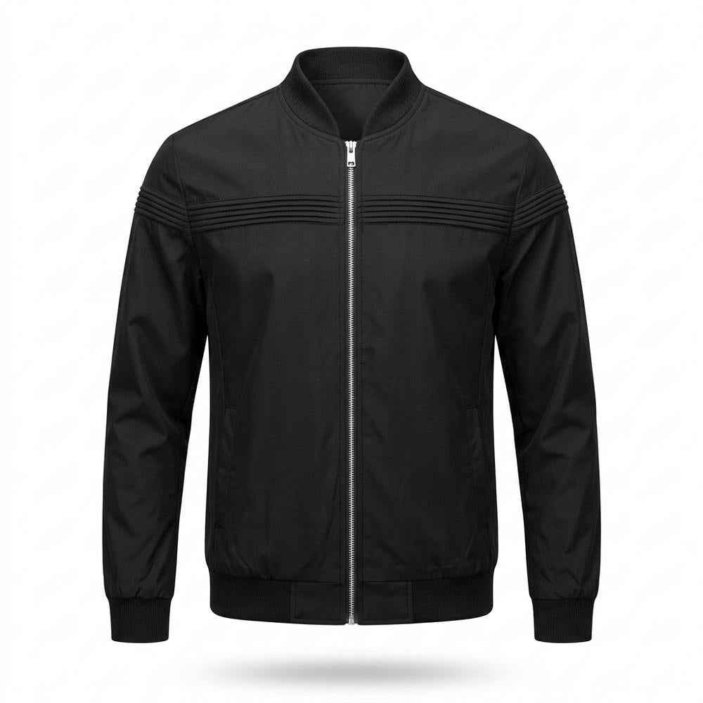 Mens Outlet House - Yosin | Pleated Zip-Up Jacket Men