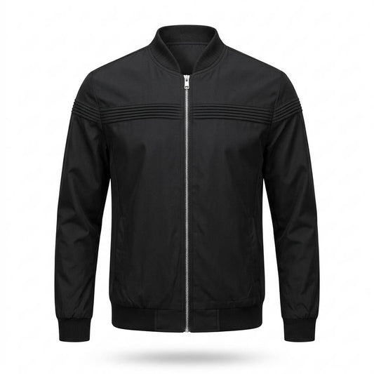 Mens Outlet House - Yosin | Pleated Zip-Up Jacket Men