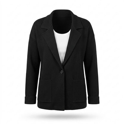 Mens Outlet House - Vesol | Knitted Single-Breasted Blazer Women