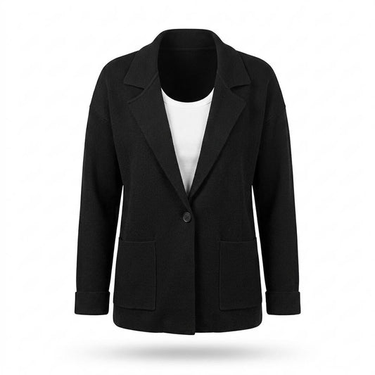 Mens Outlet House - Vesol | Knitted Single-Breasted Blazer Women