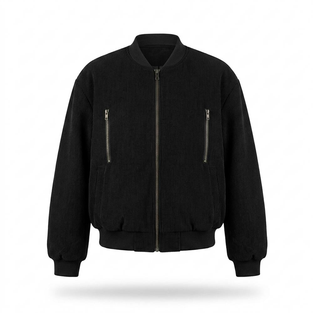 Mens Outlet House - Miron | Ribbed Zip-Up Jacket Women