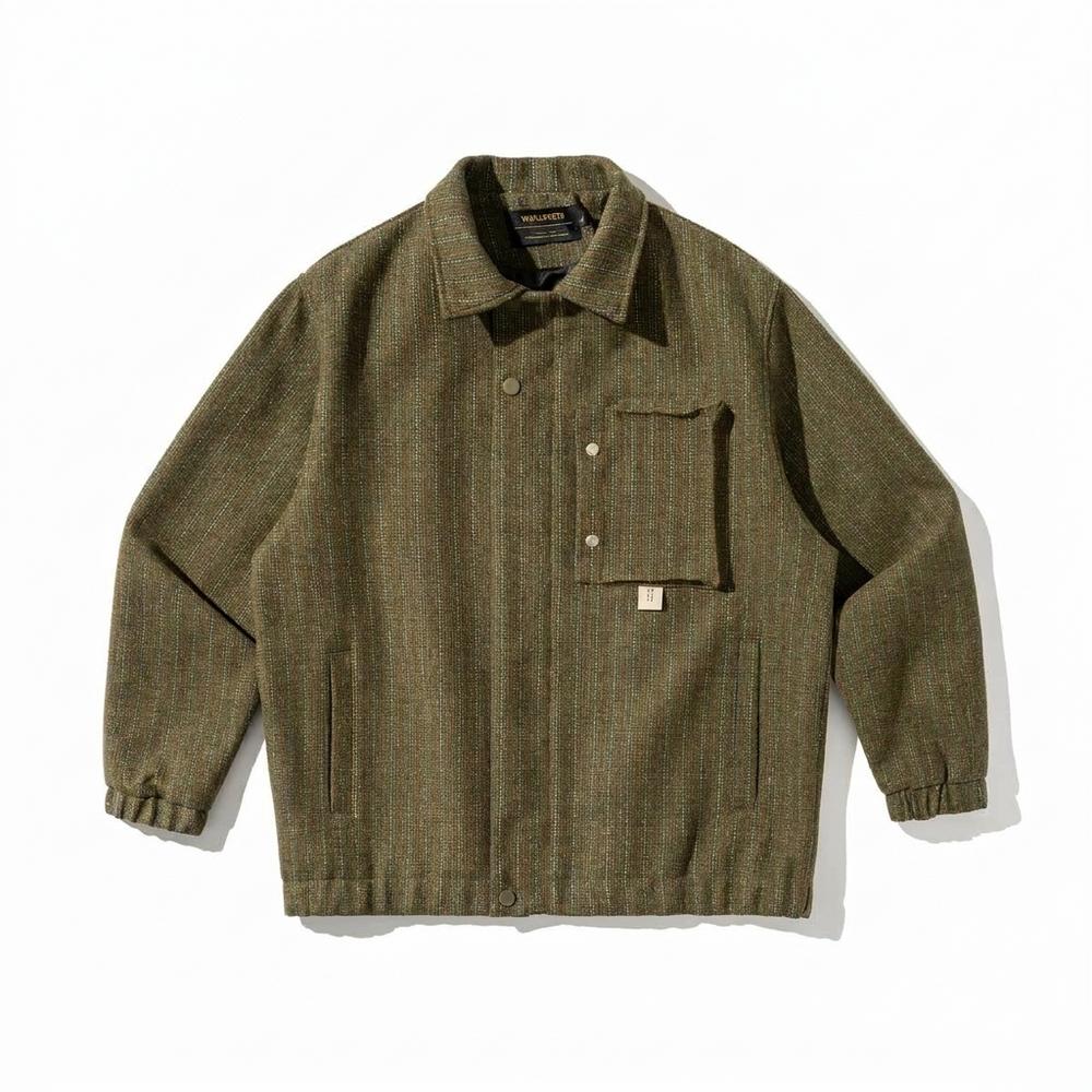 Mens Outlet House - Eeror | Striped Textured Jacket Unisex