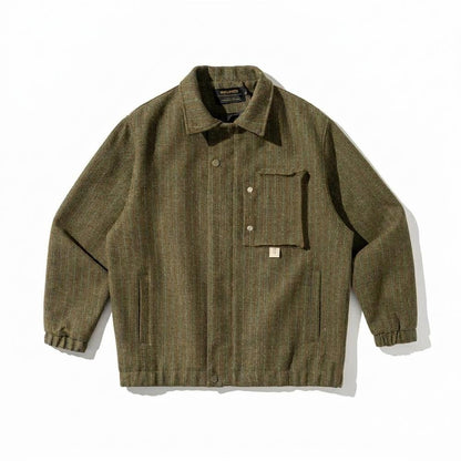 Mens Outlet House - Eeror | Striped Textured Jacket Unisex