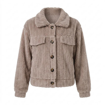 Mens Outlet House - Noron | Fleece Button-Front Jacket Women