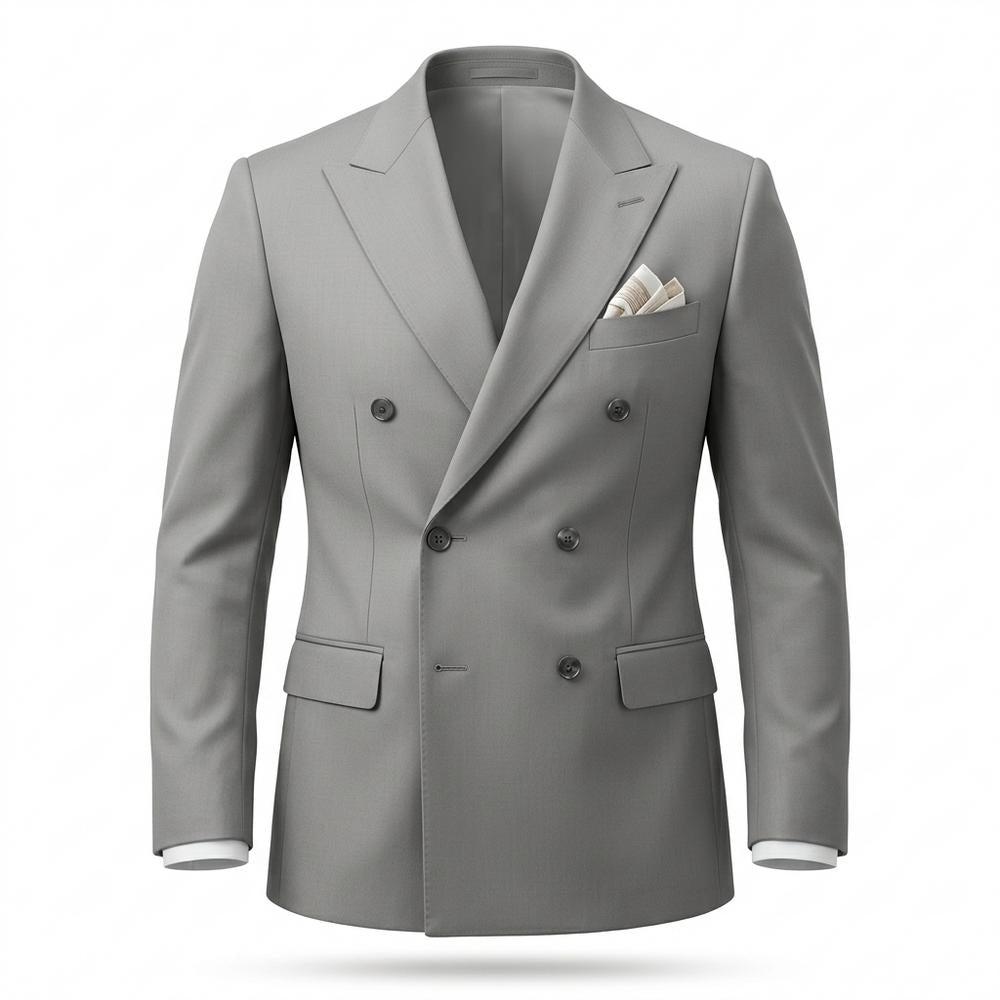 Mens Outlet House - Dasil | Double-Breasted Slim Fit Blazer Men