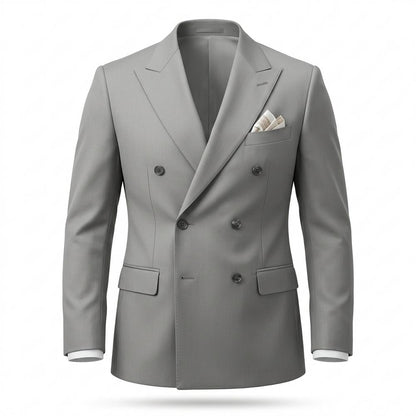 Mens Outlet House - Dasil | Double-Breasted Slim Fit Blazer Men