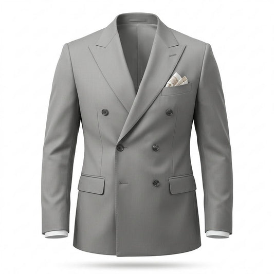 Mens Outlet House - Dasil | Double-Breasted Slim Fit Blazer Men