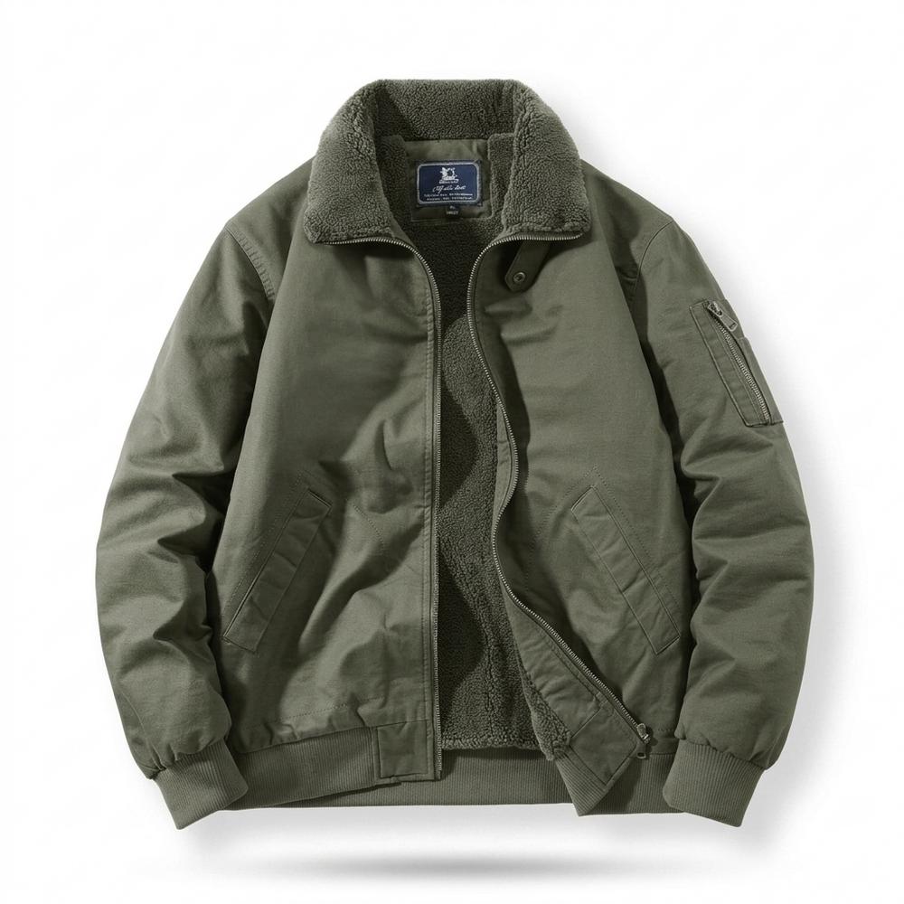 Mens Outlet House - Talin | Fleece-Lined Zip-Up Jacket Men