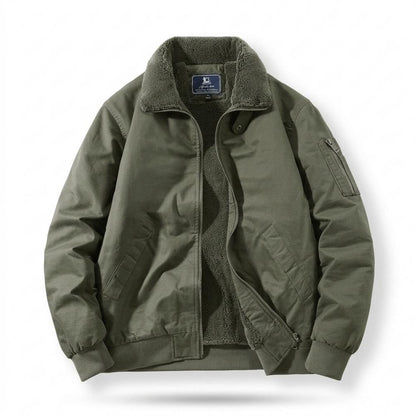 Mens Outlet House - Talin | Fleece-Lined Zip-Up Jacket Men
