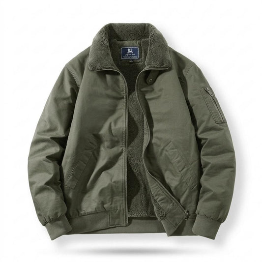 Mens Outlet House - Talin | Fleece-Lined Zip-Up Jacket Men