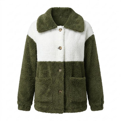 Mens Outlet House - Lylin | Color-Block Fleece Jacket Women