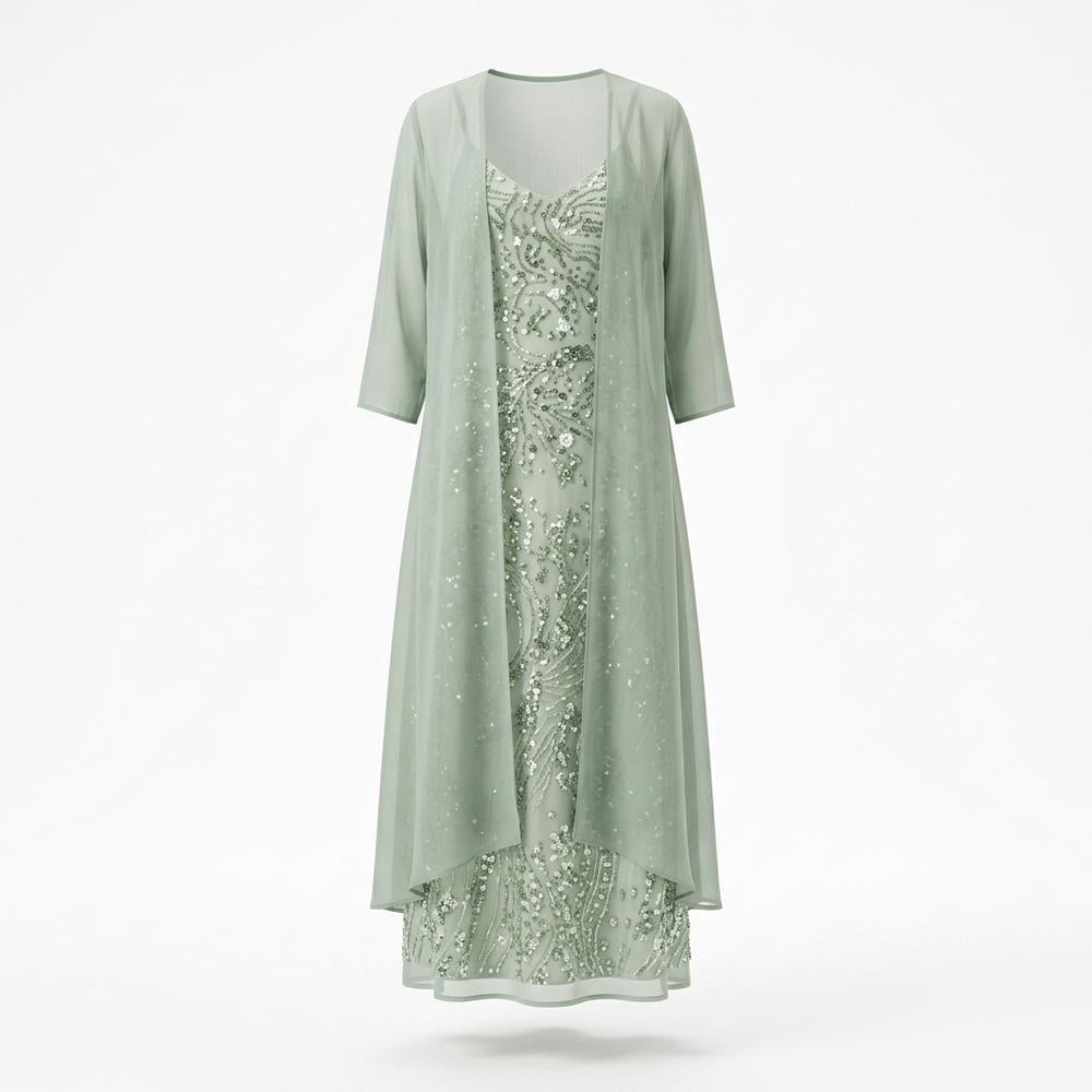 Mens Outlet House - Sevan | Sequined Two-Piece Dress Women