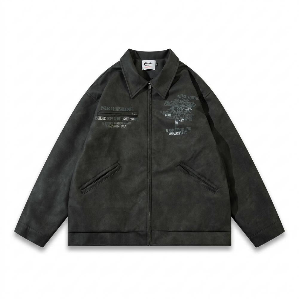 Mens Outlet House - Lemir | Embroidered Structured Jacket Unisex