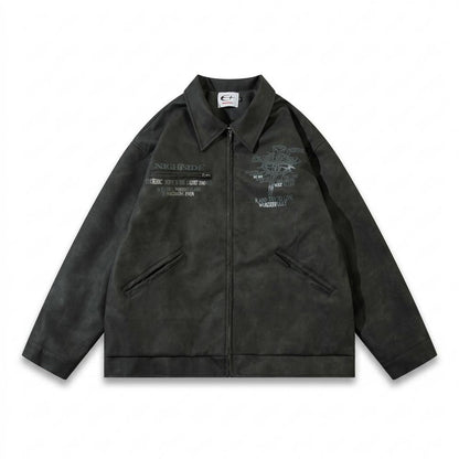 Mens Outlet House - Lemir | Embroidered Structured Jacket Unisex