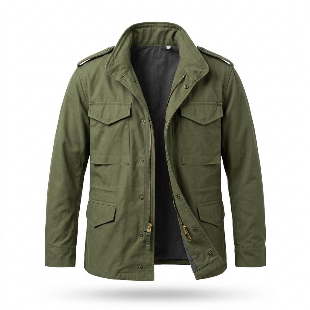 Mens Outlet House - Lakar | Stand-Collar Multi-Pocket Jacket Men