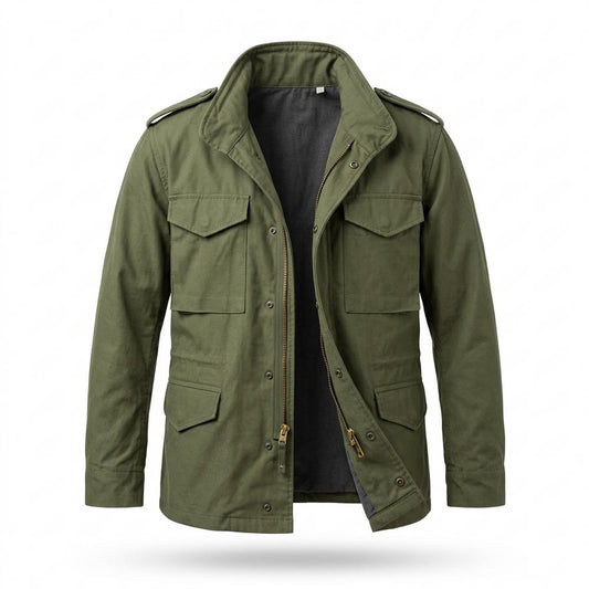 Mens Outlet House - Lakar | Stand-Collar Multi-Pocket Jacket Men