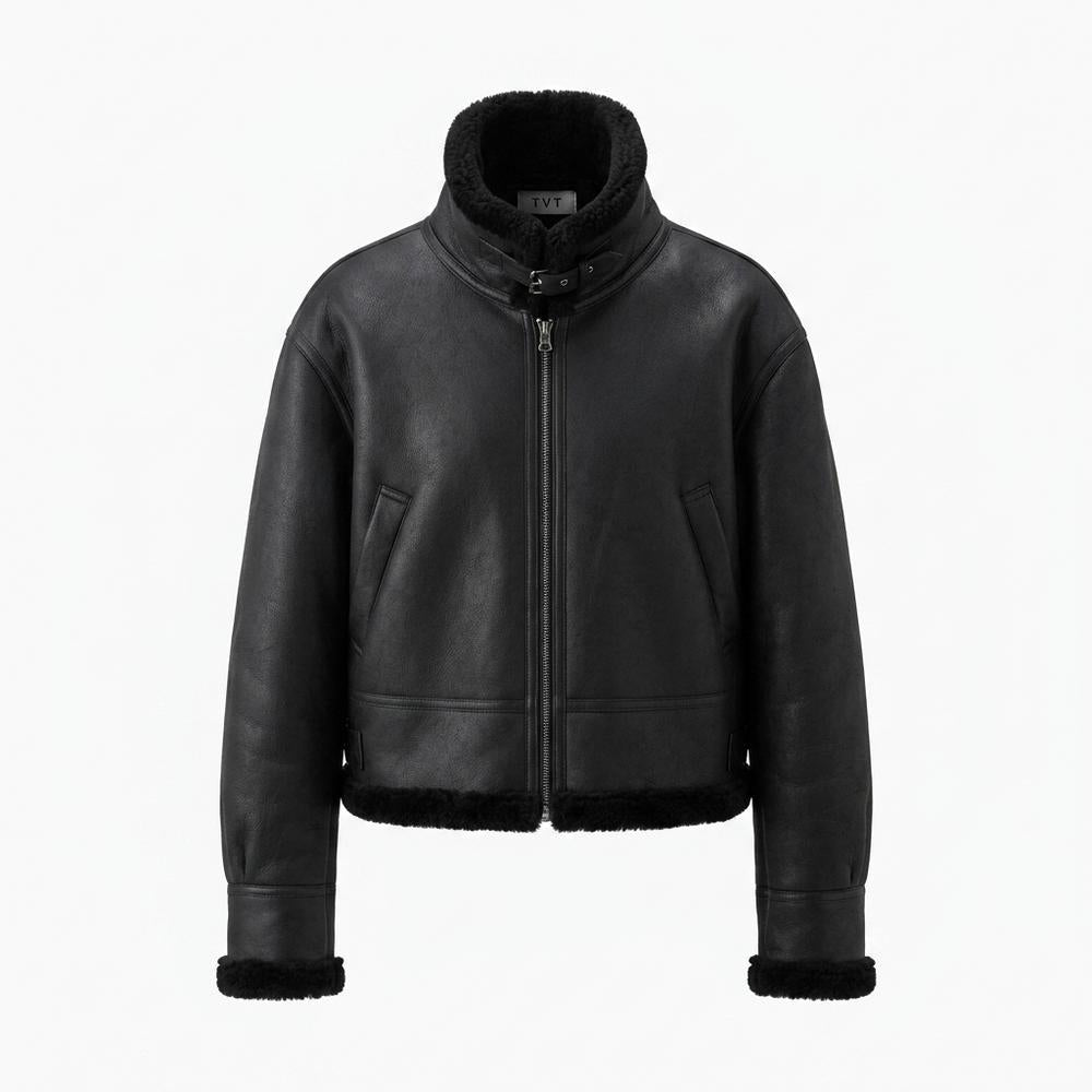 Mens Outlet House - Savan | Shearling-Lined Zip-Up Jacket Unisex