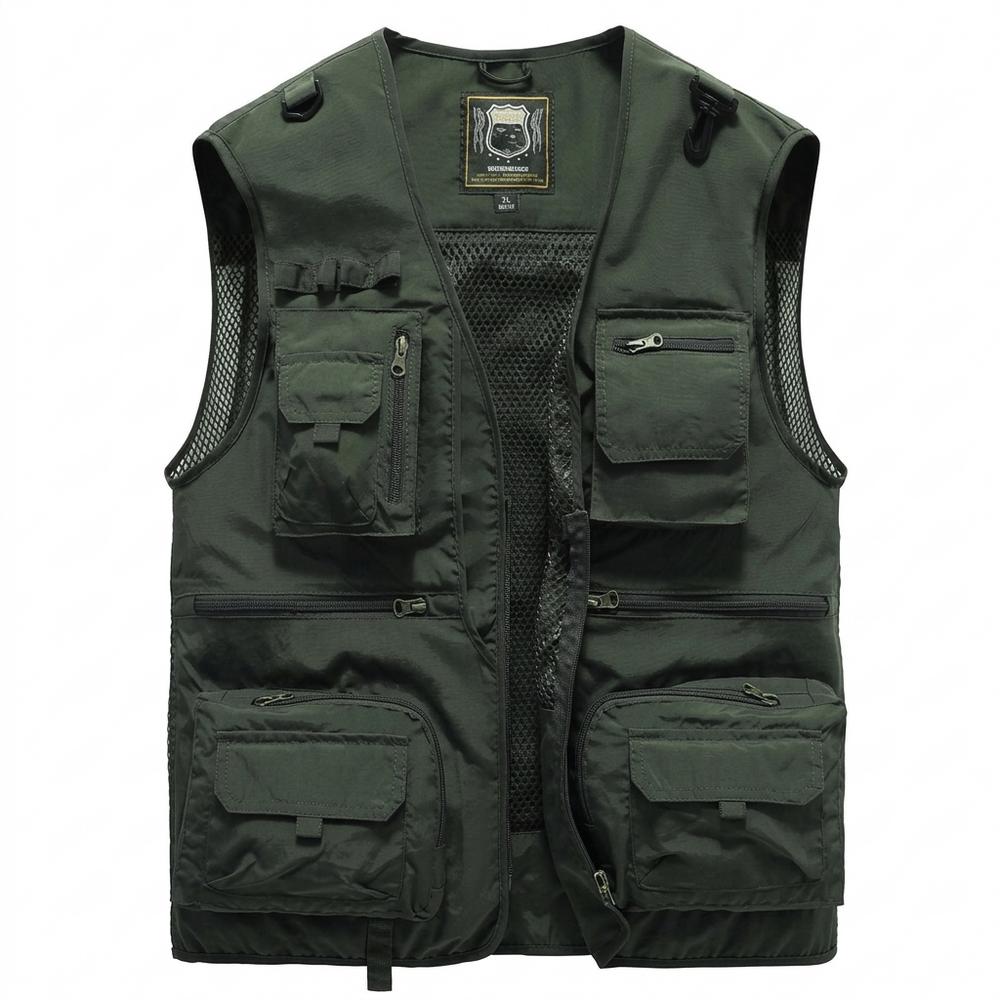 Mens Outlet House - Lekar | Multi-Pocket Lightweight Vest Men