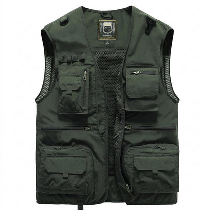 Mens Outlet House - Lekar | Multi-Pocket Lightweight Vest Men