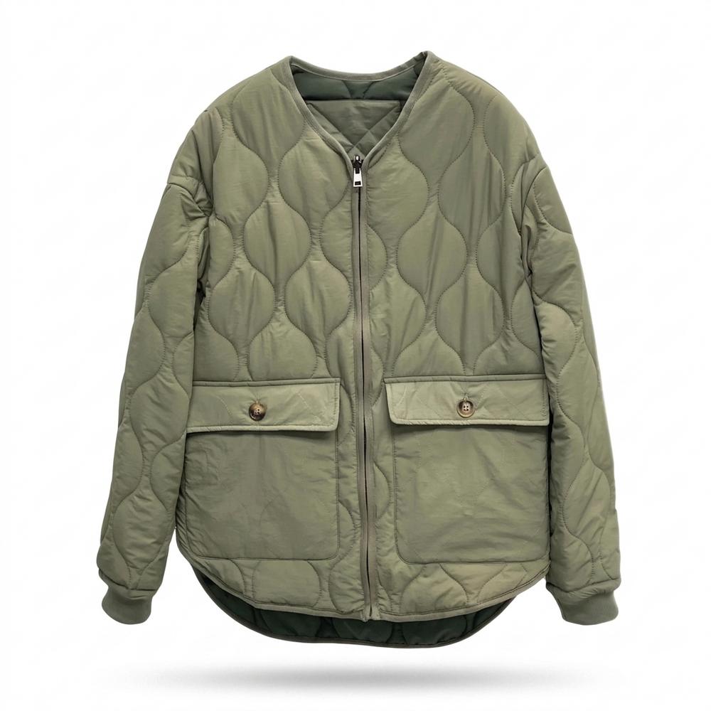 Mens Outlet House - Yefim | Quilted Collarless Jacket Unisex
